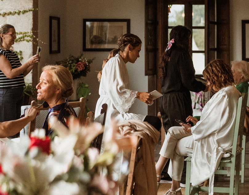 Cantabria Weddings 7 Moments before a wedding at the estate