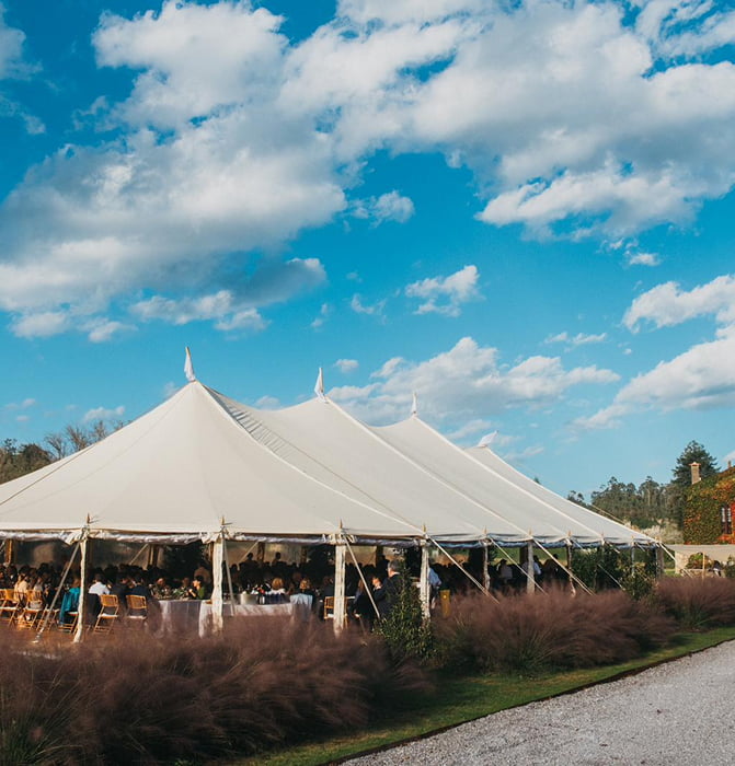 Large Weddings 2 Exterior view of a marquee for a big wedding