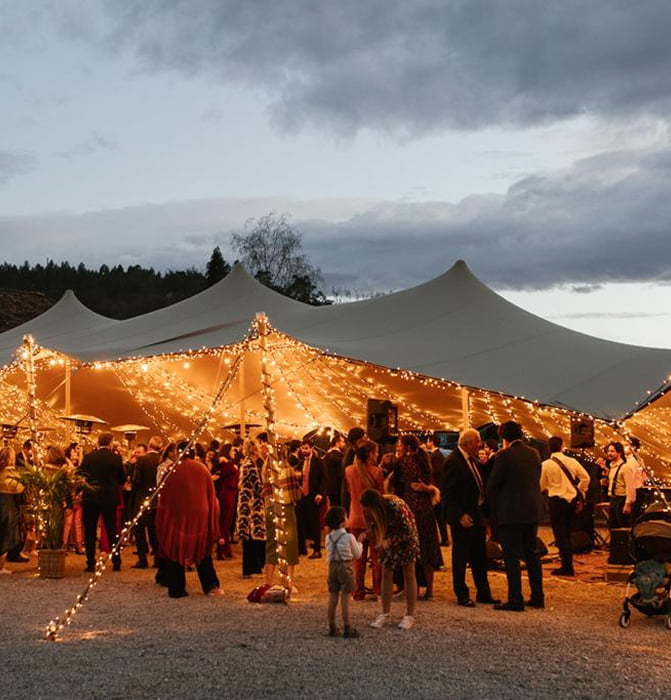 Auxiliary Marquees 4 Marquee with night lighting