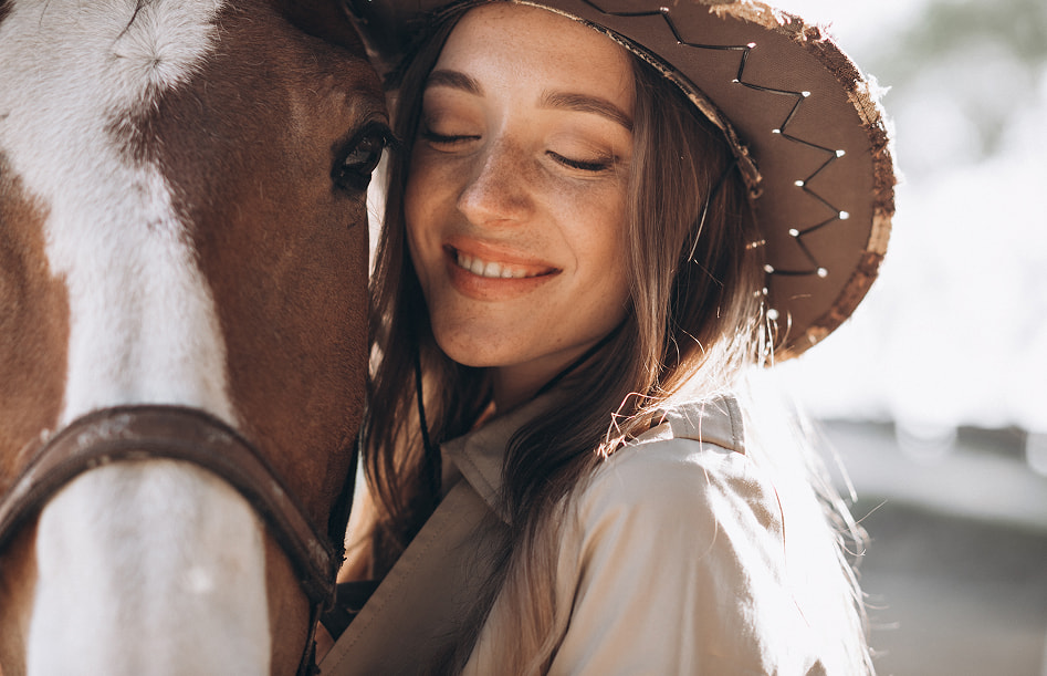 Create your own experience Girl with a horse