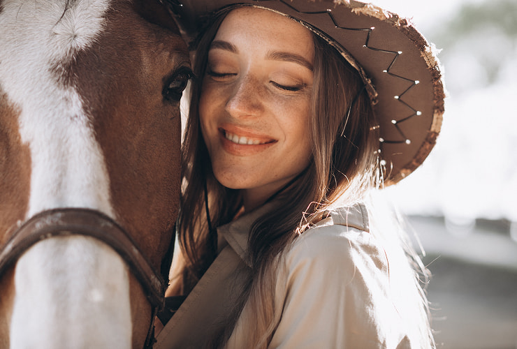 Create your own experience Girl with a horse