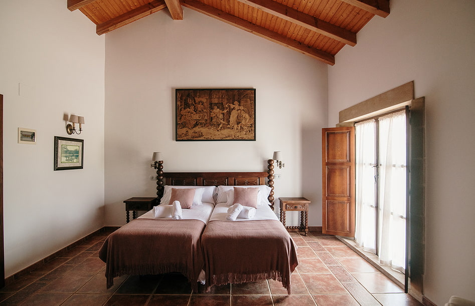 Superior Double 10 Double room with high wooden ceilings