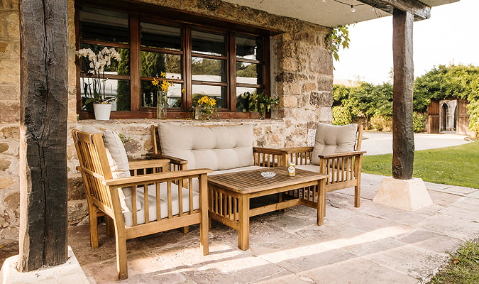 Rural House Outside porch of the Casa Rual